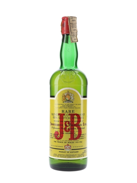 J & B Rare Bottled 1970s - Dateo Import 75cl / 43%