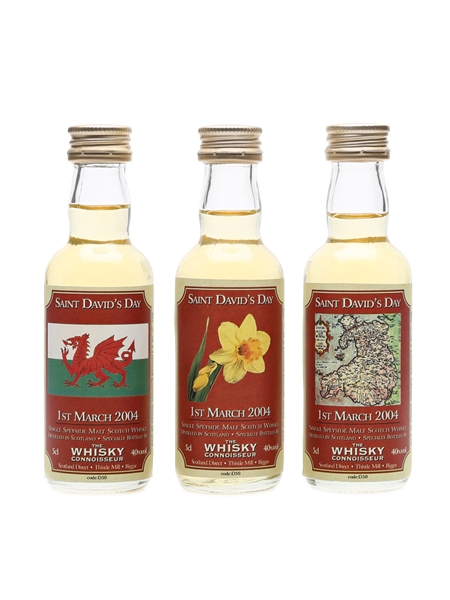 St David's Day 2004 The Whisky Connoisseur 3 x 5cl