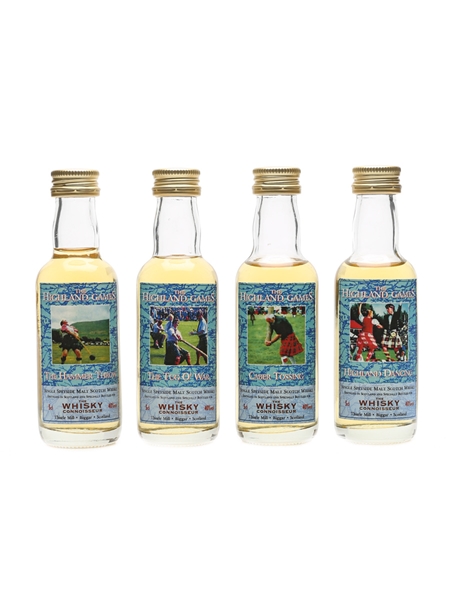 The Highland Games The Whisky Connoisseur 4 x 5cl