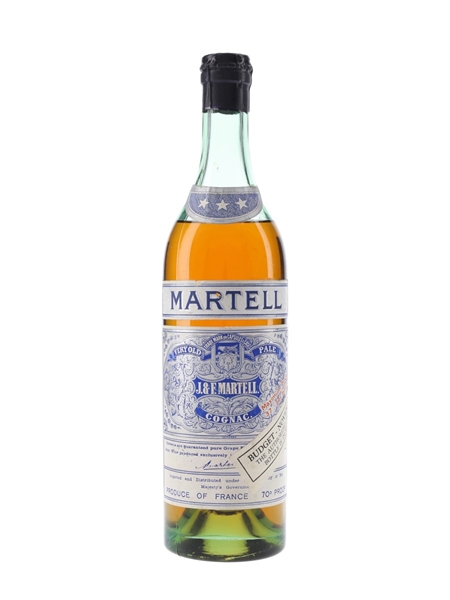 Martell 3 Star VOP Spring Cap Bottled 1940s 70cl / 40%