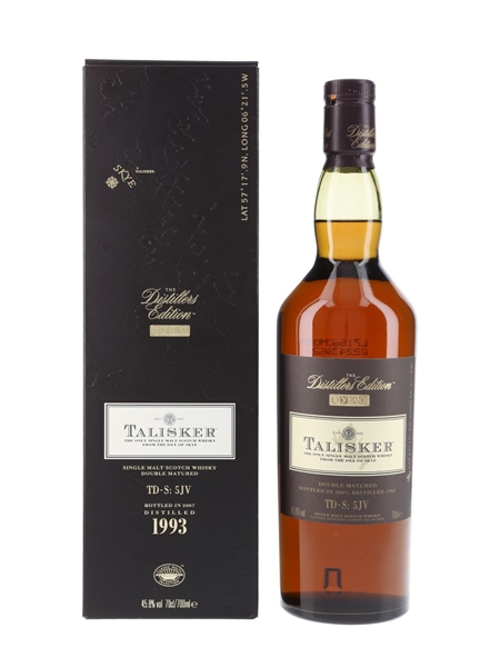 Talisker 1993 Distillers Edition Bottled 2007 70cl / 45.8%