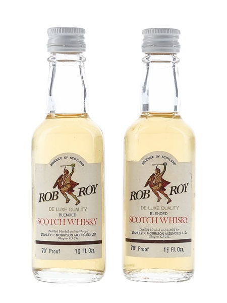 Rob Roy Bottled 1970s - Stanley P. Morrison Ltd. 2 x 4.7cl / 40%