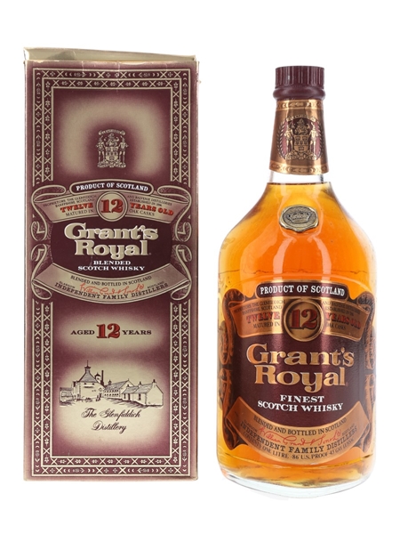 Grant's Royal 12 Year Old Bottled 1980s 100cl / 43%