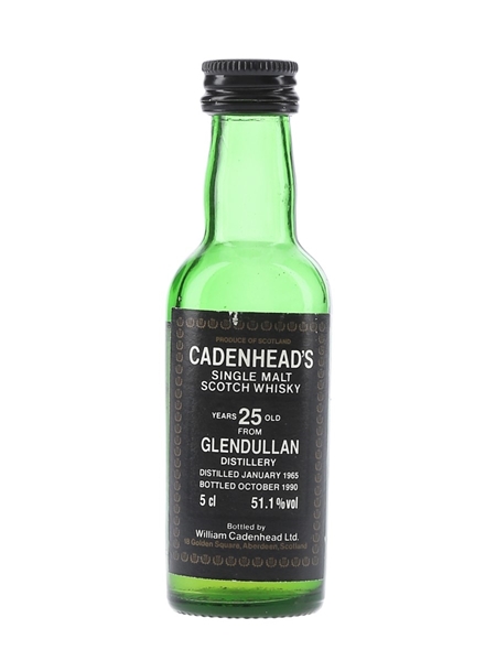 Glendullan 1965 25 Year Old - Cadenhead's 5cl / 51.1%