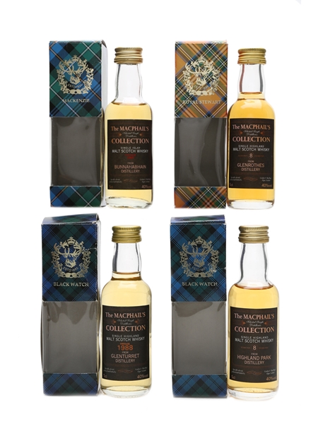 Assorted Single Malt Gordon & MacPhail 4 x 5cl