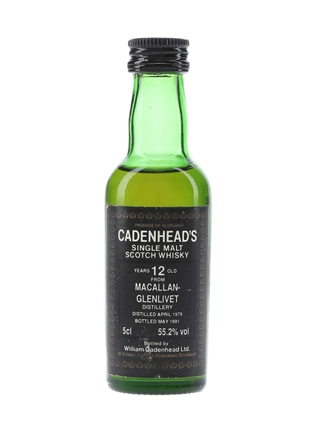 Macallan Glenlivet 1979 12 Year Old - Cadenhead's 5cl / 55.2%