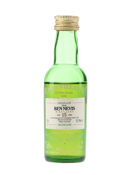 Ben Nevis 1977 15 Year Old - Cadenhead's 5cl / 60.9%