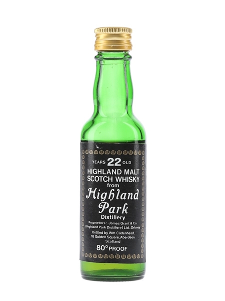 Highland Park 22 Year Old Bottled 1970s 5cl / 46%