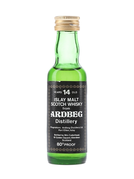 Ardbeg 14 Year Old Bottled 1970s - Cadenhead's 5cl / 46%