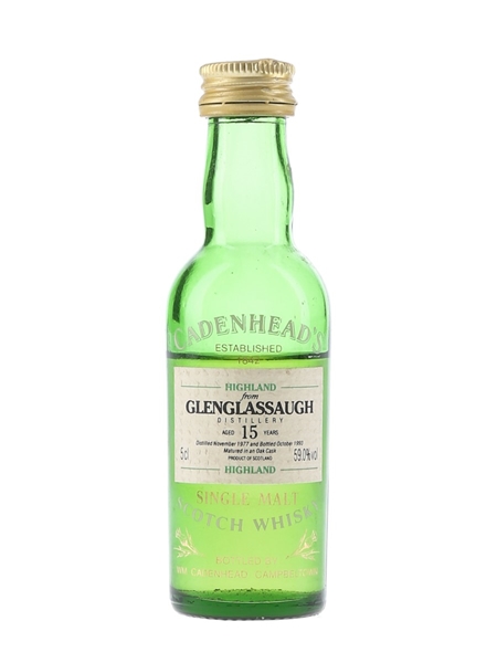 Glenglassaugh 1977 15 Year Old - Cadenhead's 5cl / 59%