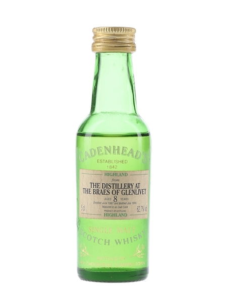 Braes Of Glenlivet 1987 8 Year Old - Cadenhead's 5cl / 62.7%