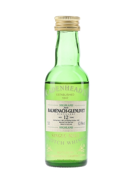 Balmenach Glenlivet 1981 12 Year Old - Cadenhead's 5cl / 62.6%