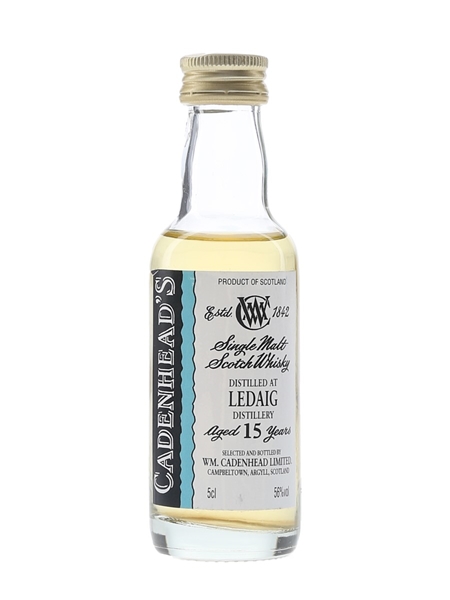 Ledaig 15 Year Old Cadenhead's 5cl / 56%