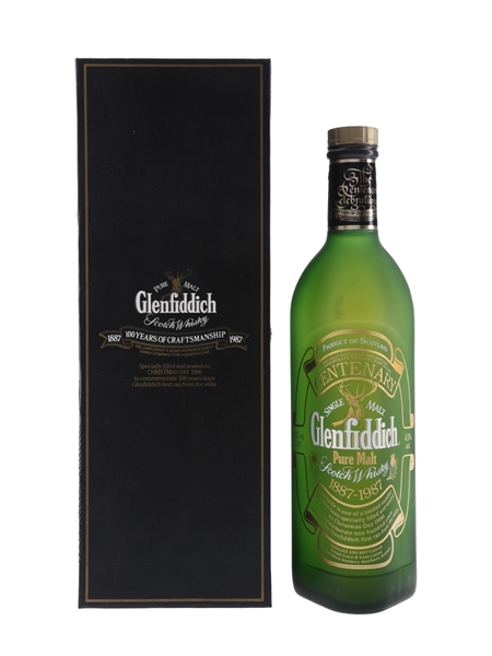 Glenfiddich Pure Malt Centenary Bottled 1986 75cl / 43%