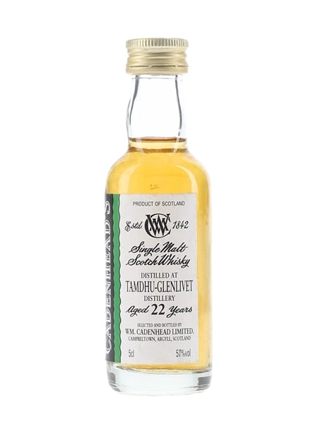 Tamdhu Glenlivet 22 Year Old Cadenhead's 5cl / 57%