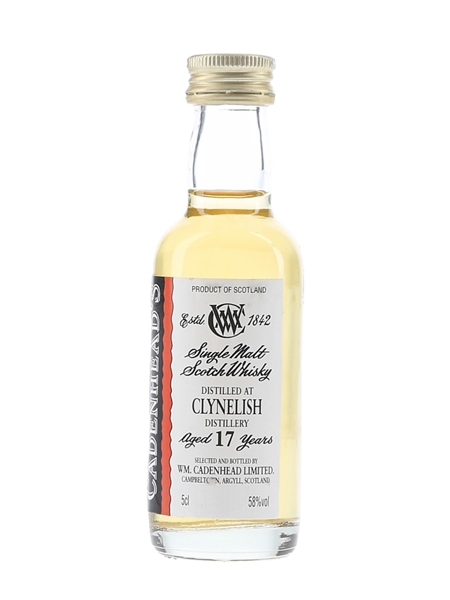 Clynelish 17 Year Old Cadenhead's 5cl / 58%