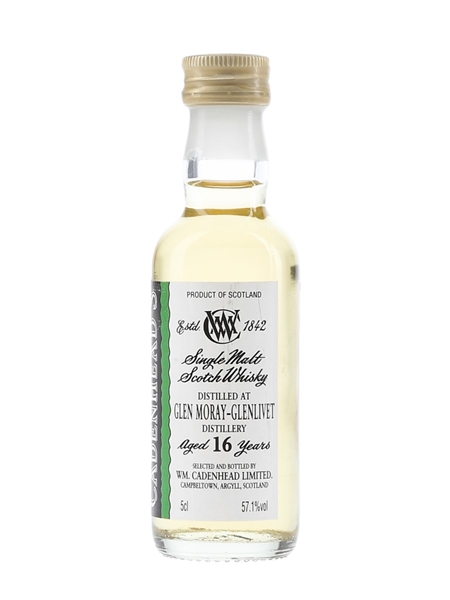 Glen Moray Glenlivet 16 Year Old Cadenhead's 5cl / 57.1%