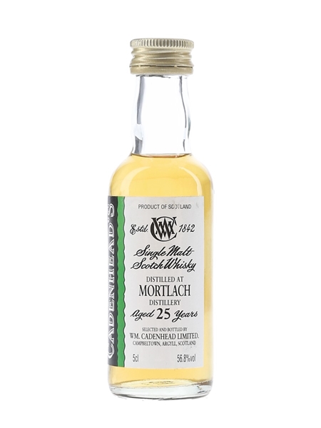 Mortlach 25 Year Old Cadenhead's 5cl / 56.8%