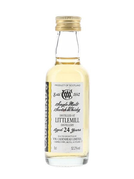 Littlemill 24 Year Old Cadenhead's 5cl / 52.2%