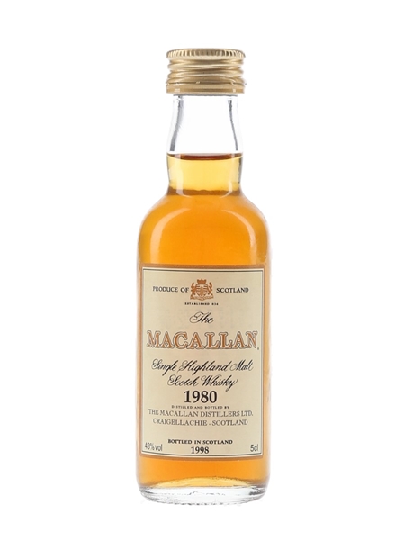 Macallan 1980 Bottled 1998 5cl / 43%