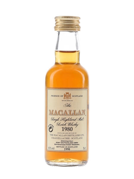 Macallan 1980 Bottled 1998 5cl / 43%