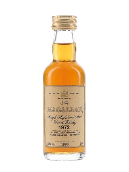 Macallan 1972 Bottled 1990 5cl / 43%