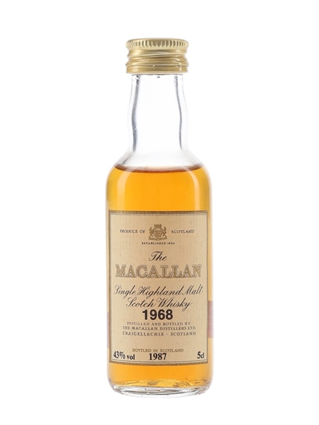 Macallan 1968 Bottled 1987 5cl / 43%