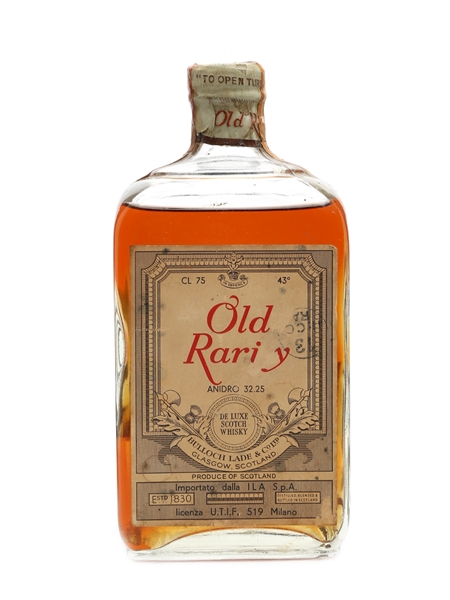 Old Rarity Scotch Whisky Bottled 1960s 75cl