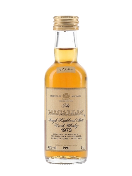 Macallan 1973 Bottled 1991 5cl / 43%