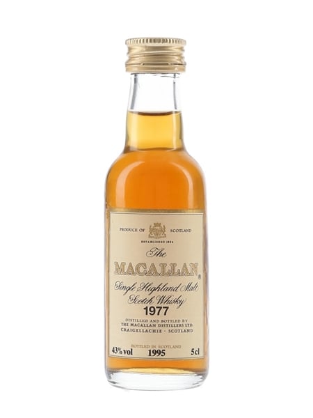 Macallan 1977 Bottled 1995 5cl / 43%