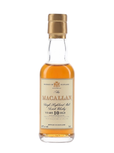 Macallan 10 Year Old Bottled 1990s 5cl / 40%