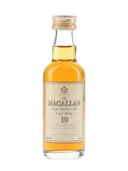 Macallan 10 Year Old Bottled 1990s 5cl / 40%