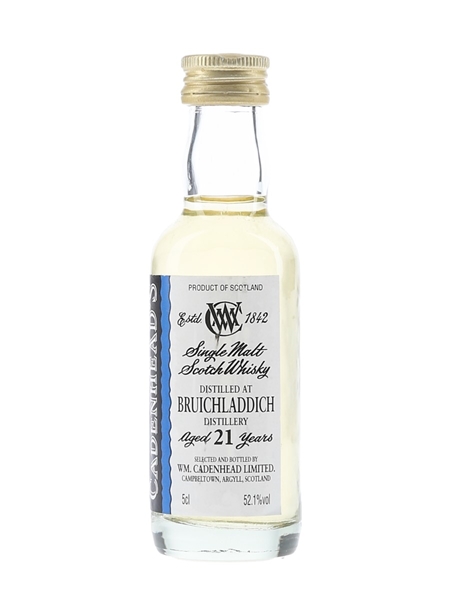 Bruichladdich 21 Year Old Cadenhead's 5cl / 52.1%