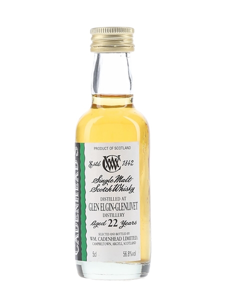 Glen Elgin Glenlivet 22 Year Old Cadenhead's 5cl / 56.8%