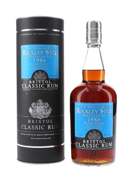 Rockley Still 1986 Fine Barbados Rum Bottled 2012 - Bristol Spirits 70cl / 46%