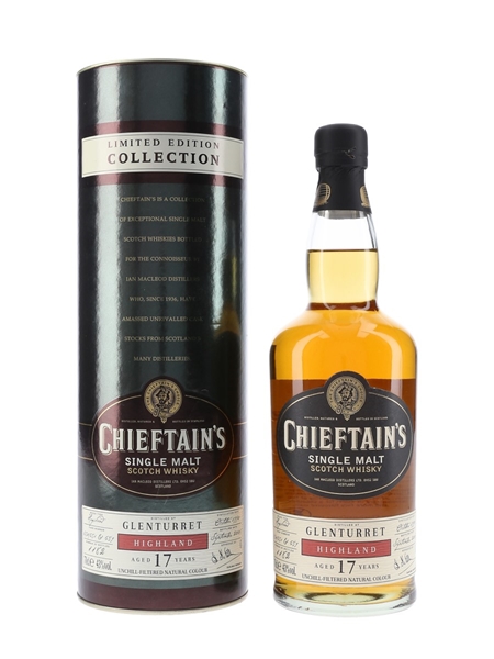 Glenturret 1990 17 Year Old - Chieftain's 70cl / 43%