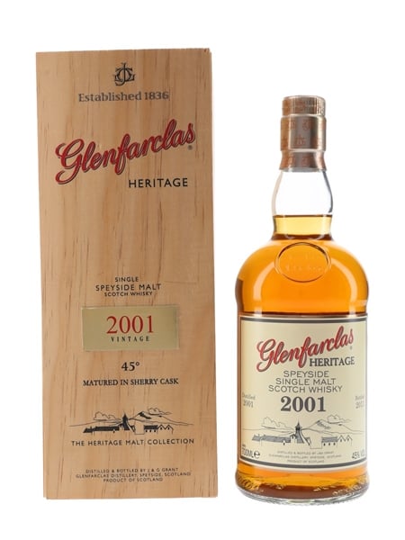 Glenfarclas 2001 Heritage Bottled 2011 - Mahler-Besse 70cl / 45%