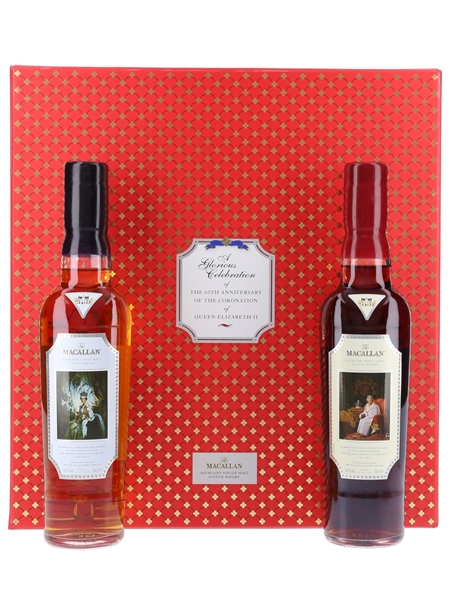 Macallan Coronation 60th Anniversary Of Queen Elizabeth II 2 x 35cl