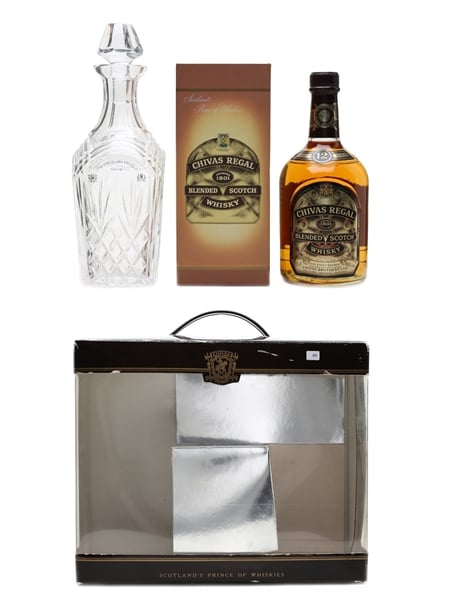 Chivas Regal 12 Year Old Bottled 1993 - Stuart Crystal Decanter 75cl / 40%