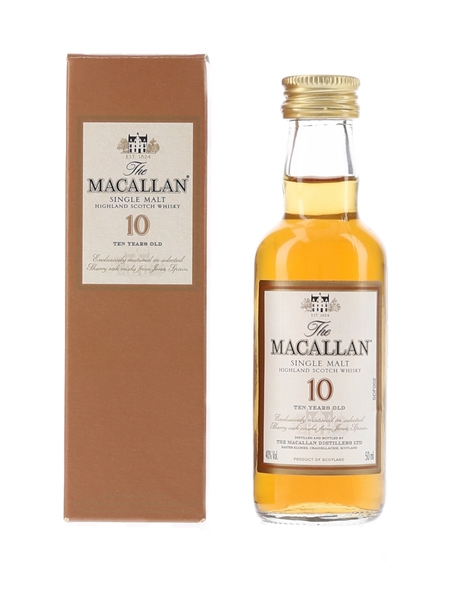 Macallan 10 Year Old Sherry Oak 5cl / 40%