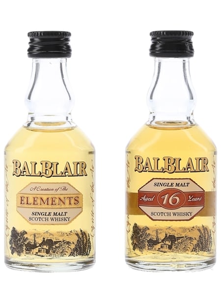 Balblair Elements & Balblair 16 Year Old  2 x 5cl