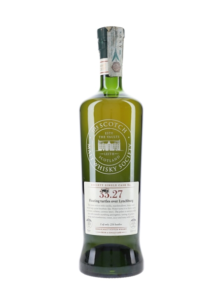 SMWS 35.27 Floating Turtles Over Lynchburg Glen Moray 10 Year Old 70cl / 58.4%