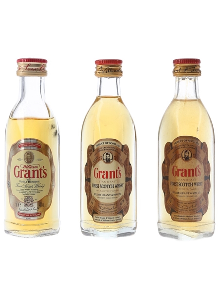 Grant's Family Reserve & Standfast  3 x 5cl / 40%