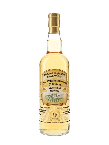 Miltonduff 2006 Bottled 2015 - 1st Austrian Scotch Whisky Museum 70cl / 57.3%