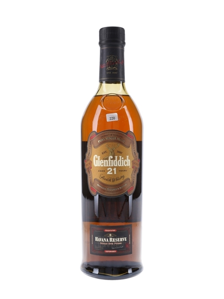 Glenfiddich 21 Year Old Havana Reserve Cuban Rum Finish 70cl / 40%