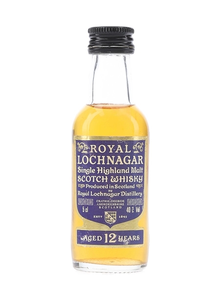 Royal Lochnagar 12 Year Old Bottled 1990s 5cl / 40%