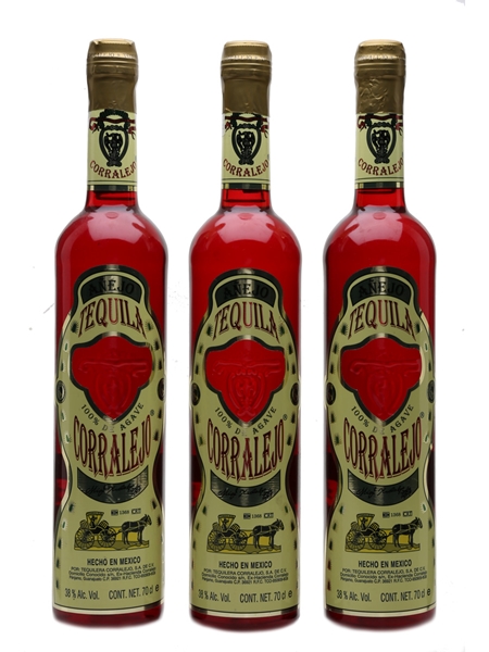 Corralejo Añejo Tequila  3 x 70cl / 38%