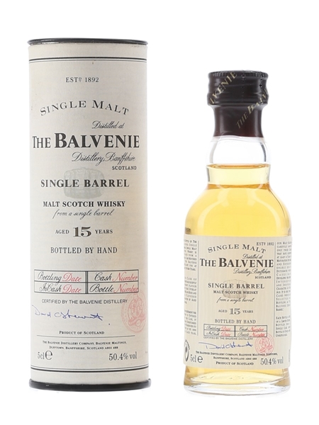 Balvenie 15 Year Old Single Barrel 5cl / 50.4%