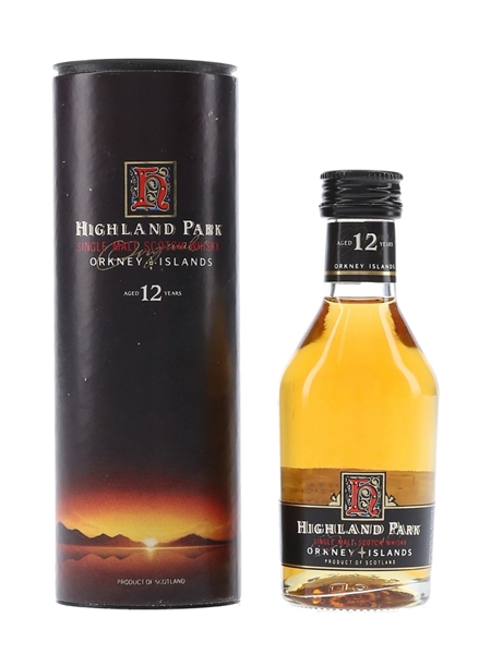 Highland Park 12 Year Old Bottled 1990s 5cl / 40%