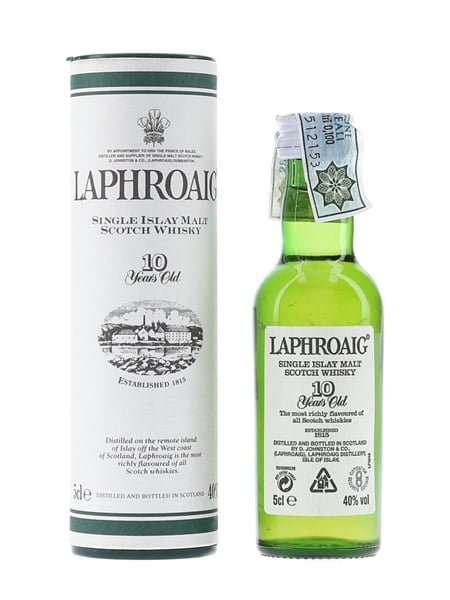 Laphroaig 10 Year Old Bottled 1990s 5cl / 40%